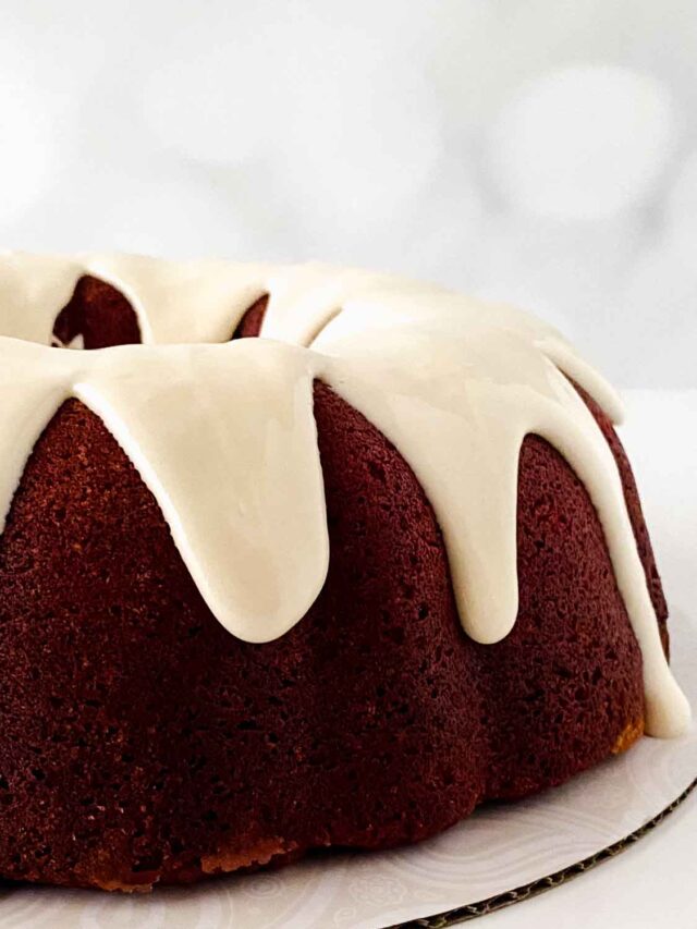 Red Velvet Pound Cake Recipe With Cream Cheese Glaze