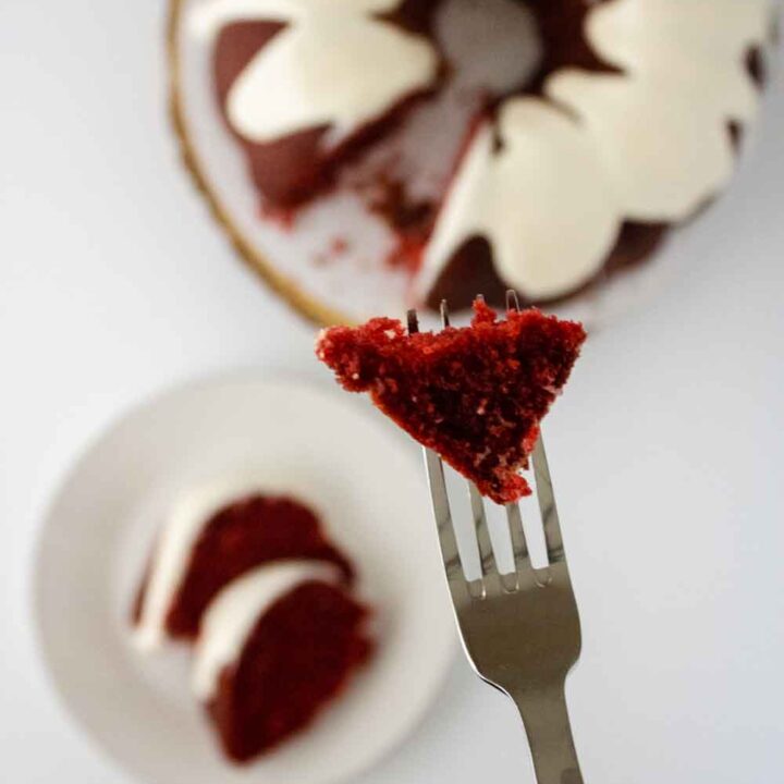 Incredible Red Velvet Pound Cake
