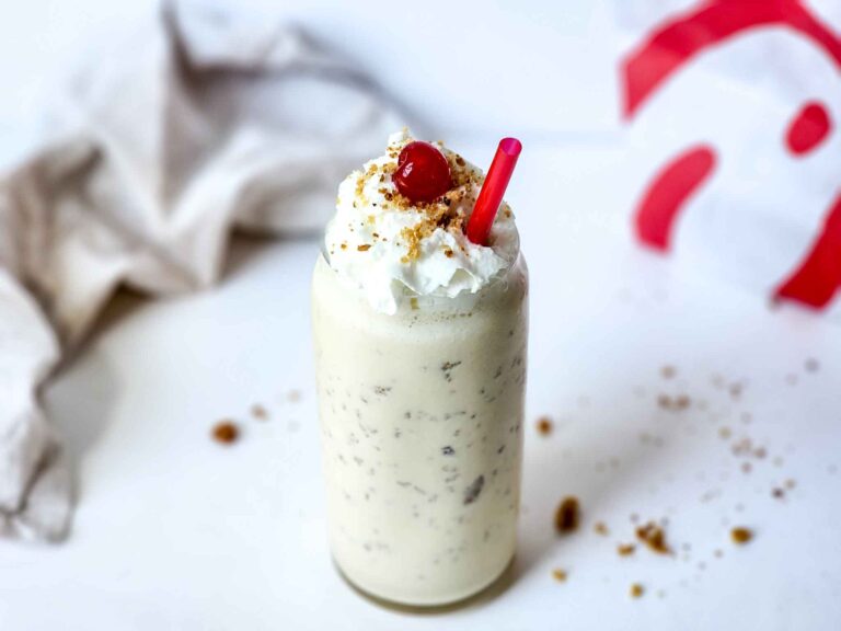 Copycat Chick Fil A Caramel Crunch Milkshake Recipe
