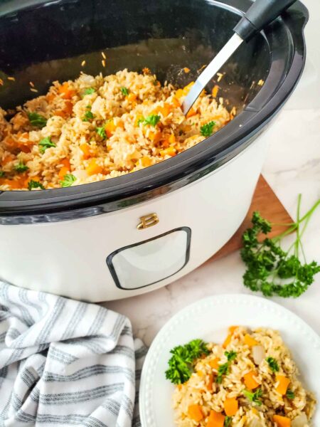 Slow Cooker Butternut Squash Risotto Recipe