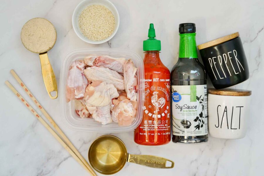 Easy Instant Pot Teriyaki Chicken Wings Recipe ingredients