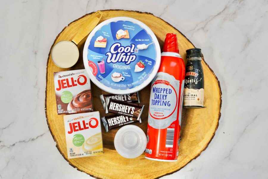 baileys pudding shots ingredients