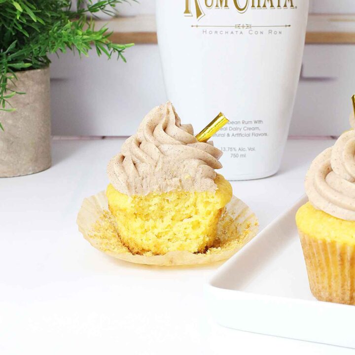 Amazing Rumchata Cupcakes