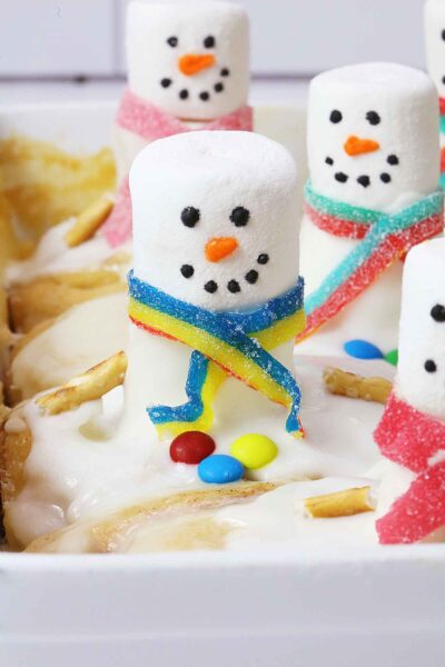 Snowman Christmas Cinnamon Rolls