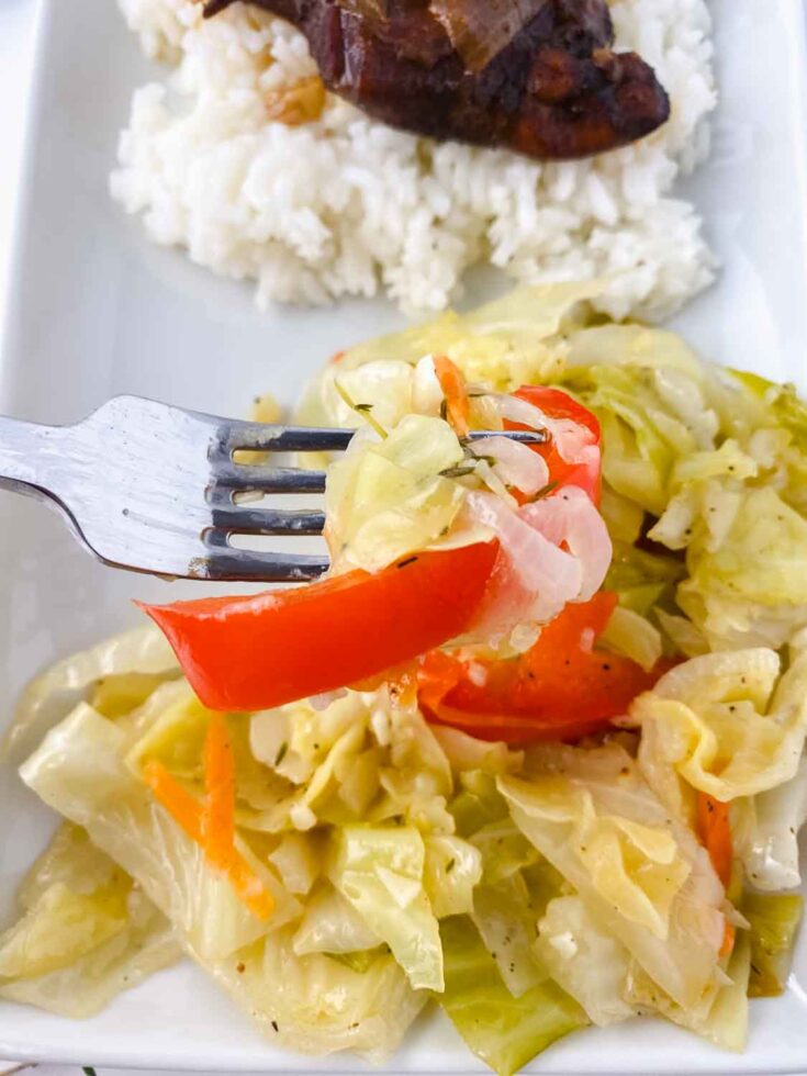 Easy Jamaican Steamed Cabbage Recipe