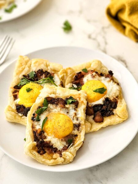 bacon egg and cheese galette