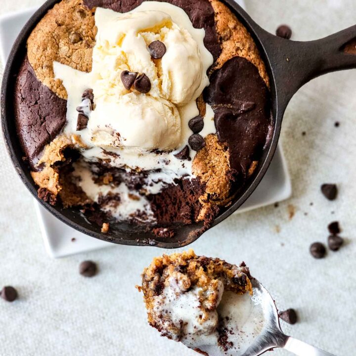 Easy Skillet Brookie