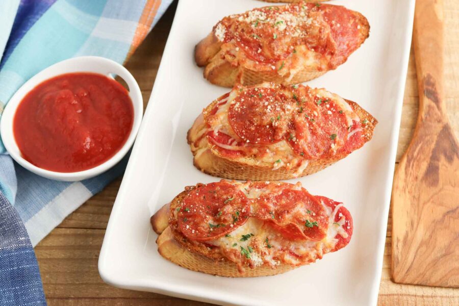 Air Fryer Pizza Garlic Bread