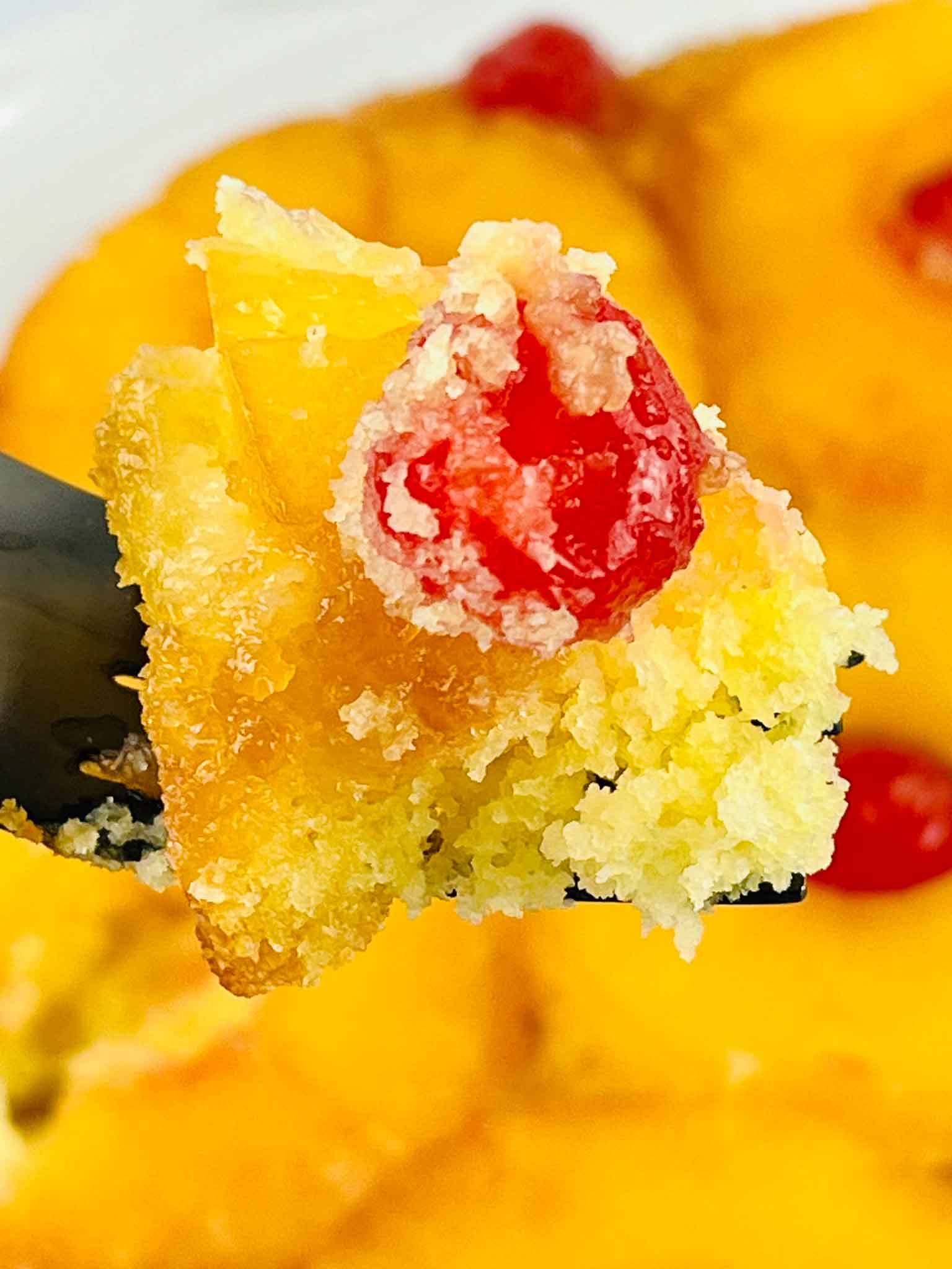 slow cooker pineapple upside down cake