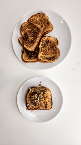 apple pie cheesecake french toast
