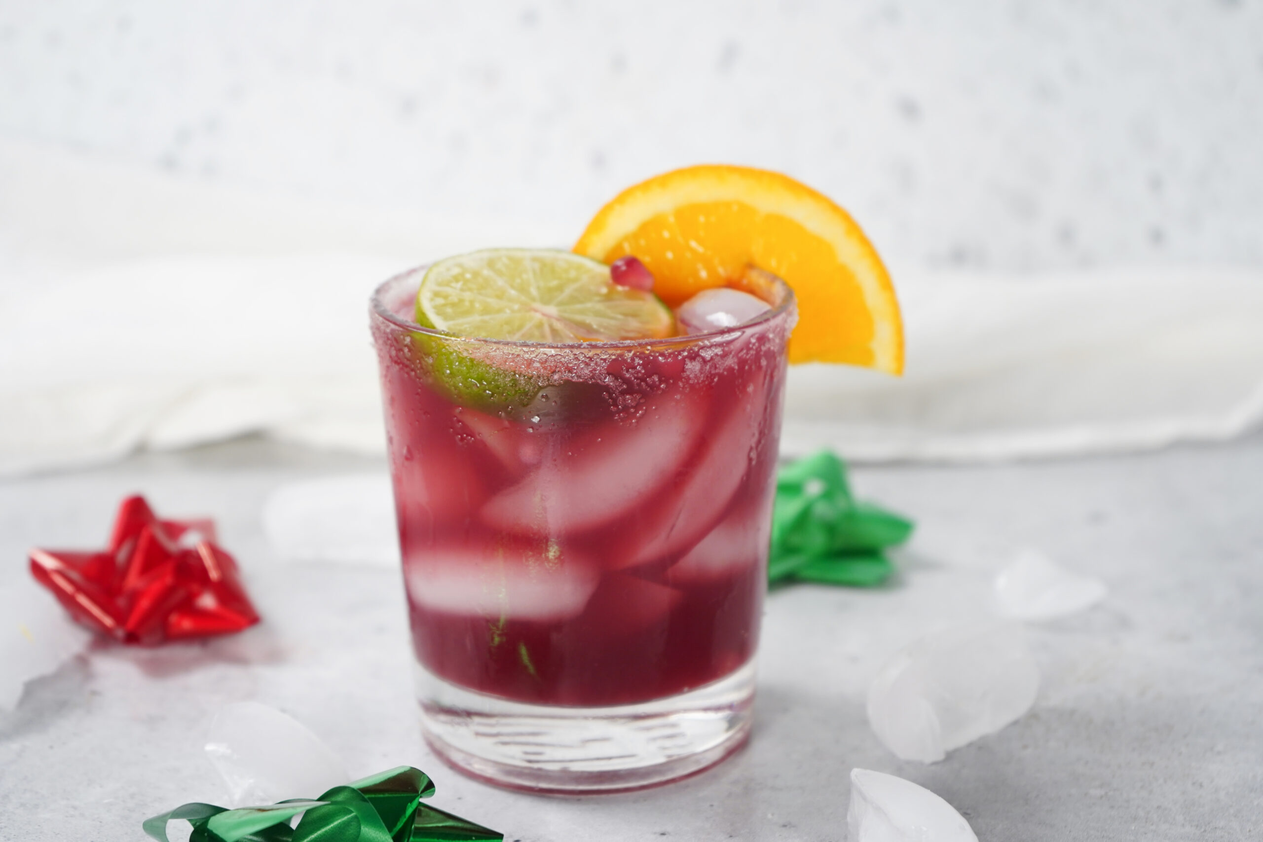 Christmas Pomegranate Margaritas