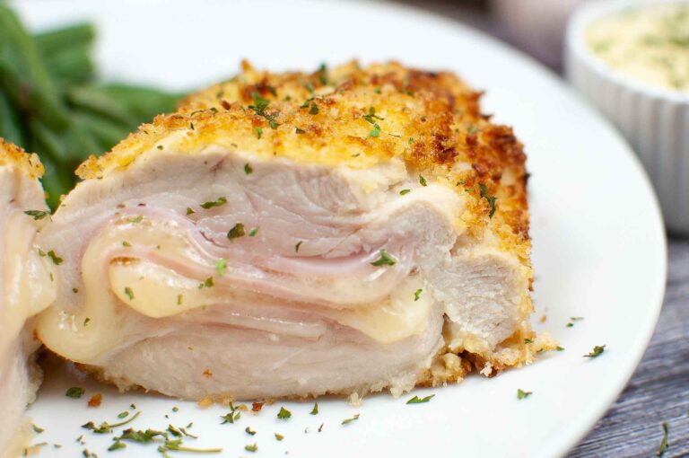 air fryer chicken cordon bleu