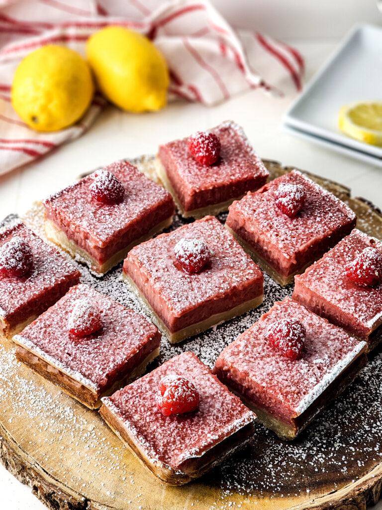 raspberry lemon bars