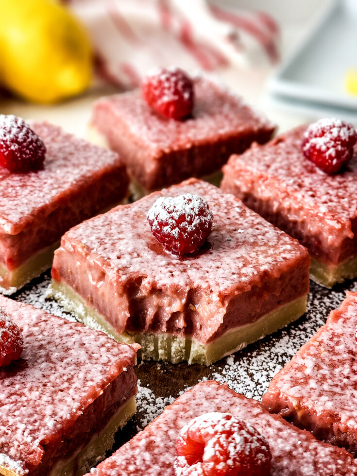 raspberry lemon bars